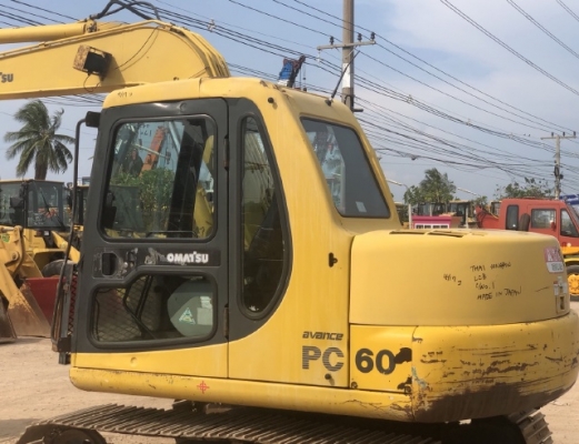 ขายรถขุด KOMATSU PC60-7 นำเข้าเองจากญี่ปุ่น สภาพสวยพร้อมใช้