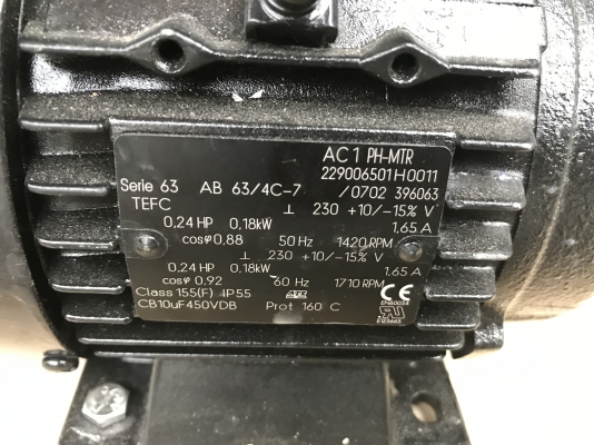 ขายปั๊ม Procon pump made in USA. ขนาด 1/3HP. 220V ไฟบ้าน หัวปั๊มสแตนเลส ใช้ในงานอุตสาหกรรมอาหาร หรือน้ำร้อนต่างๆ ของใหม่ ไม่เคยใช้งาน หายากครับ