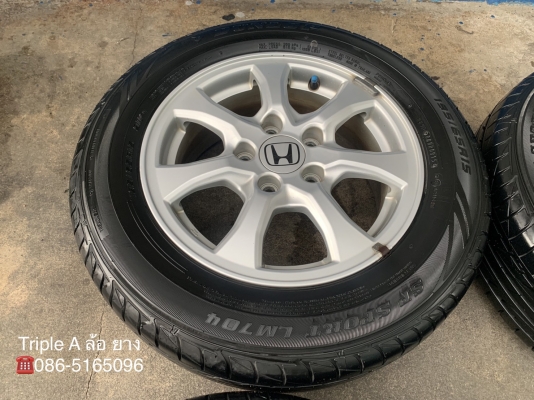 ล้อแม็ก Honda Civic FB ขอบ 15 พร้อมยาง 195-65-15 Dunlop ปี 15 สภาพดี ดอกยางหนา ล้อแม็ก Honda Civic FB ขอบ 15 พร้อมยาง 195-65-15 Dunlop ปี 15 สภาพดี ดอกยางหนา