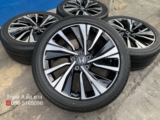 ล้อแม็กป้ายแดง Honda Accord G9 Hybrid ขอบ 18 พร้อมยางป้ายแดง 235-45-18 Yokohama สวยกริ๊บ ล้อแม็กป้ายแดง Honda Accord G9 Hybrid ขอบ 18 พร้อมยางป้ายแดง 235-45-18 Yokohama สวยกริ๊บ