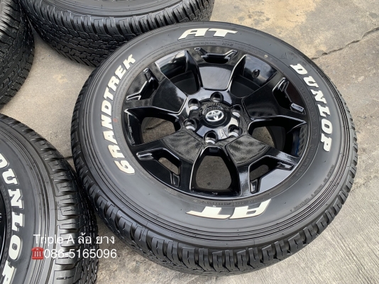 ล้อแม็กป้ายแดง Toyota Revo Rocco ขอบ 18 พร้อมยางป้ายแดง 265-60-18 Dunlop ปลายปี 18 ล้อแม็กป้ายแดง Toyota Revo Rocco ขอบ 18 พร้อมยางป้ายแดง 265-60-18 Dunlop ปลายปี 18
