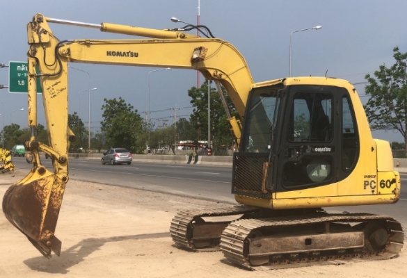 ขายรถขุด KOMATSU PC60-7 นำเข้าเองจากญี่ปุ่น สภาพสวยพร้อมใช้ มีVDOการทำงานครับ