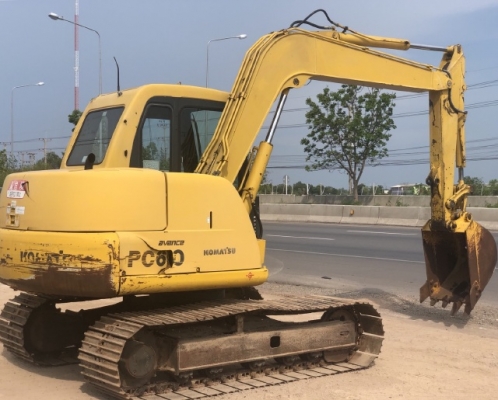 ขายรถขุด KOMATSU PC60-7 นำเข้าเองจากญี่ปุ่น สภาพสวยพร้อมใช้ มีVDOการทำงานครับ
