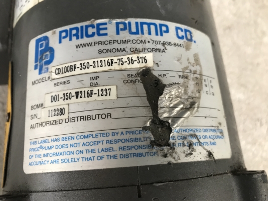 ขายปั๊มน้ำ Price pump 3/4HP. 380V made in USA. รุ่นรอบจัดพิเศษ 3450รอบต่อนาที สภาพสวยใหม่มาก ขายปั๊มน้ำ Price pump 3/4HP. 380V made in USA. รุ่นรอบจัดพิเศษ 3450รอบต่อนาที สภาพสวยใหม่มาก