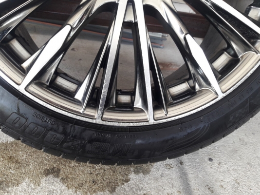 แม็กขอบ18 5รู114 ET45 พร้อมยาง225/45/18 ปี18  OTANI   4 ล้อ