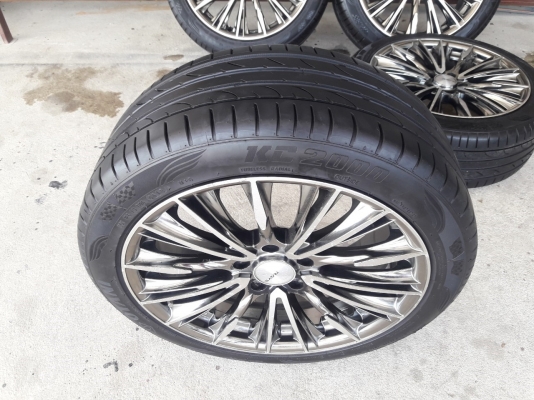 แม็กขอบ18 5รู114 ET45 พร้อมยาง225/45/18 ปี18  OTANI   4 ล้อ