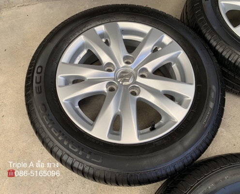 ล้อแม็ก Suzuki Ertiga ขอบ 15 พร้อมยาง 185-65-15 GT Radia ปี 17 แม็กสวย ดอกเต็มๆ ล้อแม็ก Suzuki Ertiga ขอบ 15 พร้อมยาง 185-65-15 GT Radia ปี 17 แม็กสวย ดอกเต็มๆ