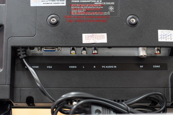 LED Digital TV Aconatic 24 นิ้ว รุ่น 24HD511AN สภาพใหม่ มีกล่อง รีโมท