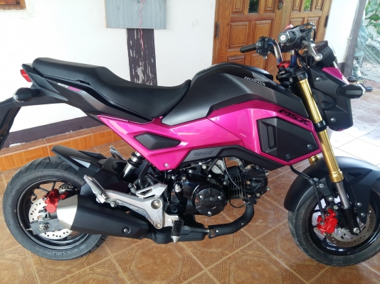 ขายมอไซด์ฮอนด้า MSX SF125 เครื่องเดิมใช้งานน้อยสภาพสวยๆมีอยู่2คัน คันที่1.สีดำม่วงปี59 สตาร์ทมือเครื