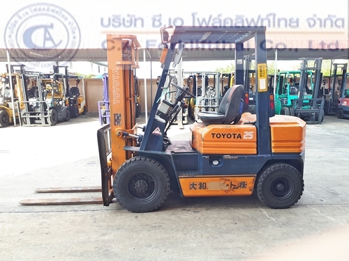 ขาย รถโฟล์คลิฟท์ TOYOTA รุ่น 5-FD25