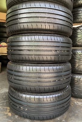 ล้อแม็กป้ายแดง Honda Civic FC 2019 ขอบ 16 สีเทากัน พร้อมยางใหม่ป้ายแดง 215-55-16 Dunlop ปี 19 สวยกริ๊บๆ