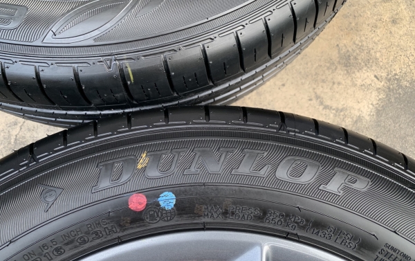 ล้อแม็กป้ายแดง Honda Civic FC 2019 ขอบ 16 สีเทากัน พร้อมยางใหม่ป้ายแดง 215-55-16 Dunlop ปี 19 สวยกริ๊บๆ