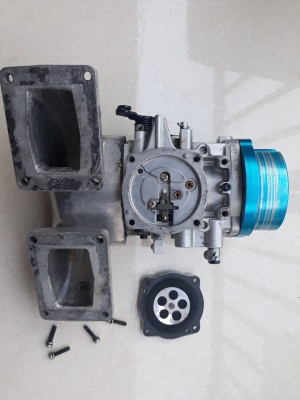 คาร์บู Kawasaki 650 แต่งซิ่ง พร้อมคอ