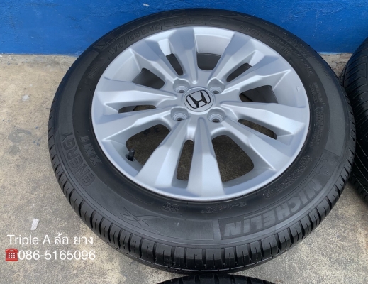 ล้อแม็ก Honda City ก้านคู่ ขอบ 15 พร้อมยาง 175-65-15 Michelin ปี 17 แม็กสวย ดอกยางหนาปึก ล้อแม็ก Honda City ก้านคู่ ขอบ 15 พร้อมยาง 175-65-15 Michelin ปี 17 แม็กสวย ดอกยางหนาปึก