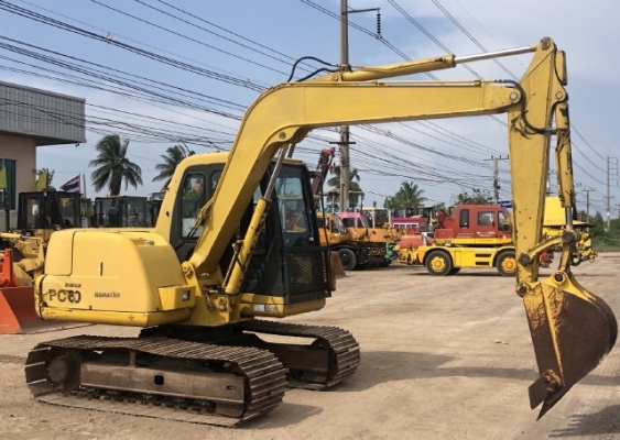 ขายรถขุด KOMATSU PC60-7 นำเข้าเองจากญี่ปุ่น สภาพสวยพร้อมใช้ มีVDOการทำงานครับ