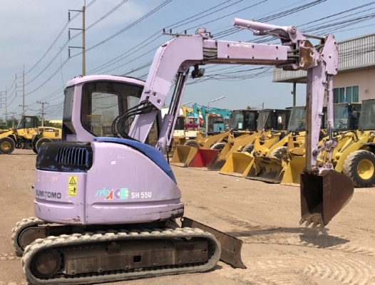 ขายรถขุด SUMITOMO SH55U-2 (เทียบเท่า PC50) (2,XXX ชั่วโมง) นำเข้าเองจากญี่ปุ่น สภาพพร้อมใช้ มีVDOการทำงานครับ