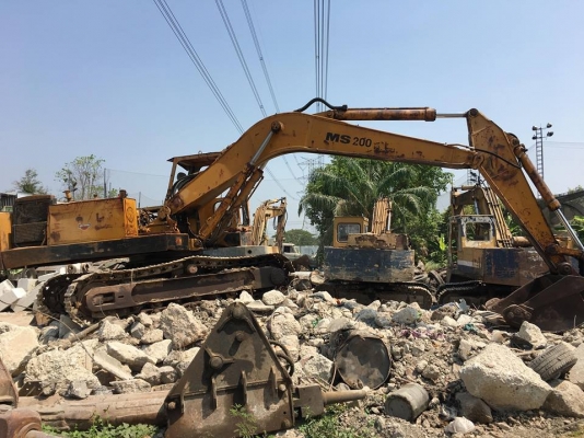 ขายรถแบคโฮ MS 160 มือสอง