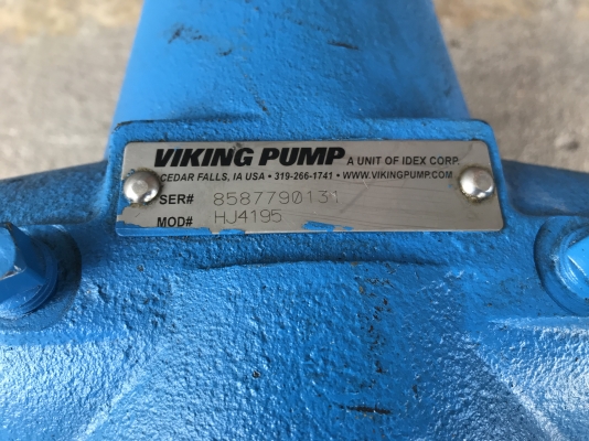 ขายชุดหัวปั๊มน้ำมัน-ปั๊มของเหนียว Viking pump ขนาดท่อ 1.5นิ้ว made in USA. ของใหม่ไม่เคยใช้งาน