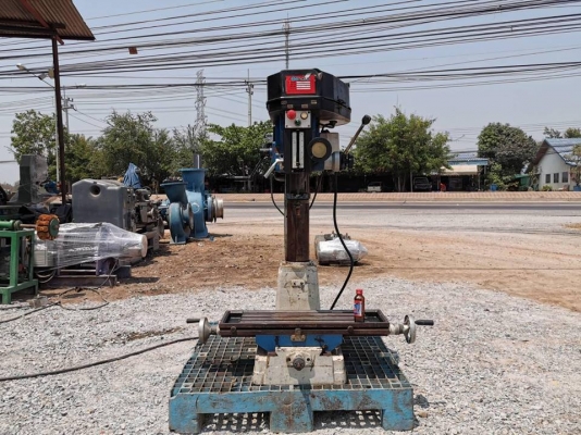 มิลลิ่งตั้งโต้ะใต้หวัน BEMATO MADE IN TAIWAN ระบบไฟ 380V คอสูงเครื่องเดินสมบูรณ์แกนเซ็นเตอร์ตรงพร้อม