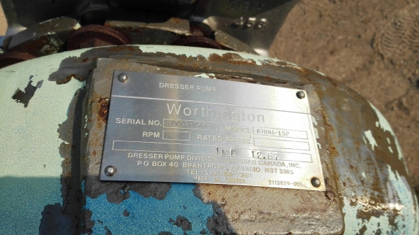 หัวปั้มน้ำหอยโข่งเตนเลส Worthington เรือนปั้มและใบงานสเตนเลสเกรดสูงพิเศษ หนาทนการกัดกร่อน ขนาดท่อเข้า 10”- 8” หัวปั้มน้ำหอยโข่งเตนเลส Worthington เรือนปั้มและใบงานสเตนเลสเกรดสูงพิเศษ หนาทนการกัดกร่อน ขนาดท่อเข้า 10”- 8”