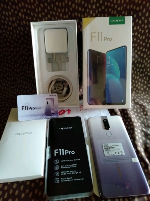 OPPO F11 pro 128GB (สี waterfall Gray) เครื่อง4 วัน