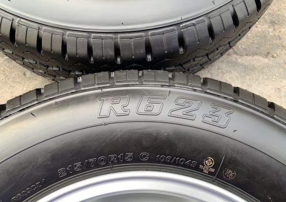 ล้อแม็กป้ายแดง Mitsu Triton ขอบ 15 พร้อมยางป้ายแดง Bridgestone 215-70-15 ปี 19 สวยกริ๊บ ล้อแม็กป้ายแดง Mitsu Triton ขอบ 15 พร้อมยางป้ายแดง Bridgestone 215-70-15 ปี 19 สวยกริ๊บ