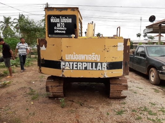 ฝากขาย แบคโฮ CAT E70 เอวมีขยับ ช่วงล่างต้องเก็บงาน ราคาต่อรองได้