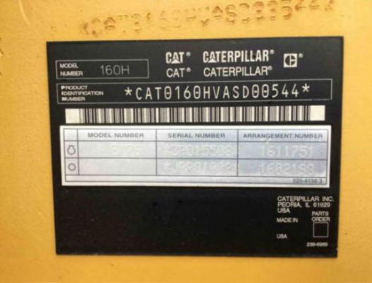 ขายเกรด ยี่ห้อ CAT รุ่น 160H