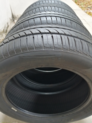 ยาง​น้องๆป้ายแดง​ PIRELLI​ 205 55 16​ กลางปี18 ดอกเต็ม​ เนื้อนิ่มๆ ไม่มีปะ ใช้ยาว ราคาไม่​แพง​