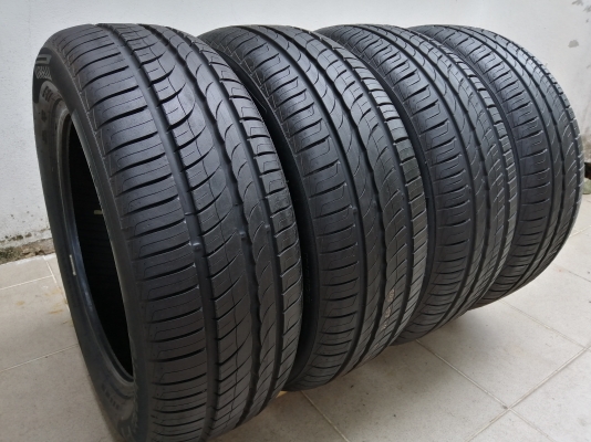ยาง​น้องๆป้ายแดง​ PIRELLI​ 205 55 16​ กลางปี18 ดอกเต็ม​ เนื้อนิ่มๆ ไม่มีปะ ใช้ยาว ราคาไม่​แพง​