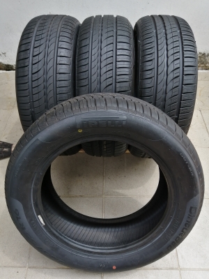 ยาง​น้องๆป้ายแดง​ PIRELLI​ 205 55 16​ กลางปี18 ดอกเต็ม​ เนื้อนิ่มๆ ไม่มีปะ ใช้ยาว ราคาไม่​แพง​