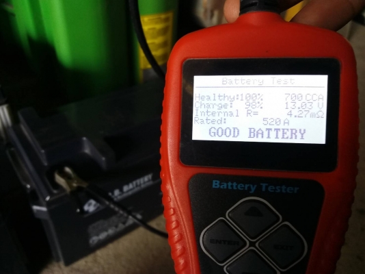 แบตเตอรี่แห้งมือสอง ยี่ห้อ B.B.Battery  ขนาด 65A 12V