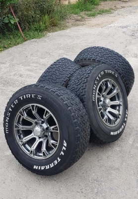 ขายล้อ LENSO ขอบ 17 พร้อมยาง AT 265/70/17 ขายล้อ LENSO ขอบ 17 พร้อมยาง AT 265/70/17