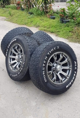 ขายล้อ LENSO ขอบ 17 พร้อมยาง AT 265/70/17 ขายล้อ LENSO ขอบ 17 พร้อมยาง AT 265/70/17