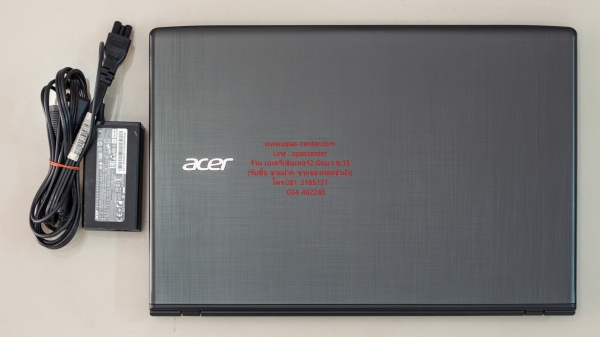 โน้ตบุ๊ค Acer รุ่น E5-530G-T03K AMD A10-9600P Ram8G HDD 1TB SSD 120 GBที่ชาร์ท กระเป๋า สภาพใหม่