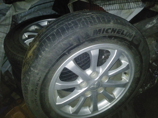 ขายแม็กมิตซุขอบ16พร้อมยาง4500