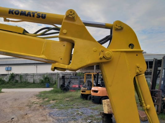 ขายรถแมคโค KOMATSU PC 38UU-2 เทียบเท่า PC40 แทรคยาง บูมออฟเซท คอนโทรลสั้น ไฟฟ้า ติอต่อ 098-7962549