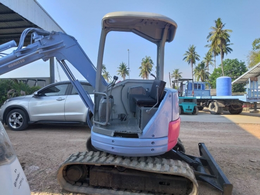 ขายรถแมคโค KOMATSU PC28UU-2 เทียบเท่า PC30 แทรคยาง บูมออฟเซท คอนโทรลสั้น ไฟฟ้า ติอต่อ 063-5628992