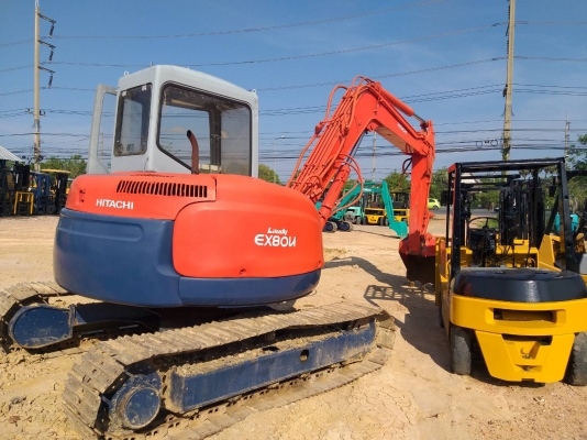 ขายรถแมคโค HITACHI EX80U แทรคเหล็ก คอนโทรลสั้น ปั้มนิ้ว มีแอร์ มีไปบ์ปิ้ง ติอต่อ 098-7962549 ขายรถแมคโค HITACHI EX80U แทรคเหล็ก คอนโทรลสั้น ปั้มนิ้ว มีแอร์ มีไปบ์ปิ้ง ติอต่อ 098-7962549