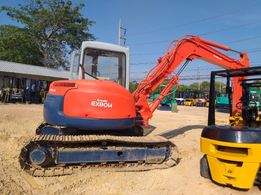 ขายรถแมคโค HITACHI EX80U แทรคเหล็ก คอนโทรลสั้น ปั้มนิ้ว มีแอร์ มีไปบ์ปิ้ง ติอต่อ 098-7962549 ขายรถแมคโค HITACHI EX80U แทรคเหล็ก คอนโทรลสั้น ปั้มนิ้ว มีแอร์ มีไปบ์ปิ้ง ติอต่อ 098-7962549