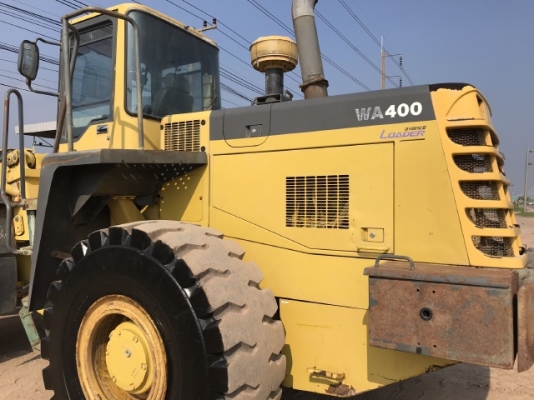 ขายรถตักล้อยาง KOMATSU WA400-3 นำเข้าเองจากญี่ปุ่น สภาพสวยพร้อมใช้ มีVDOการทำงานครับ