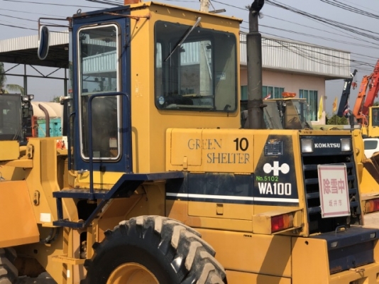 ขายรถตักล้อยาง KOMATSU WA100-1 นำเข้าเองจากญี่ปุ่น สภาพสวยพร้อมใช้ มีVDOการทำงานครับ ขายรถตักล้อยาง KOMATSU WA100-1 นำเข้าเองจากญี่ปุ่น สภาพสวยพร้อมใช้ มีVDOการทำงานครับ