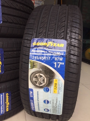 ขายยางใหม่ GOODYEAR Assurance TripleMax 215-45-17 ปี18 - ราคาชุดละ 7,900 บาท