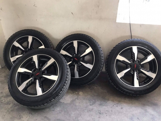 ขายล้อแท้ FORTUNER TRD ขอบ20&rdquo; ถอดป้ายแดงใหม่กริ๊ป พร้อมยาง DUNLOP GRANDTREK PT3 265-50-20 ปี19 ตุ่มหน้ายางอยู่ครับทุกเส้น #ถอดในโชว์รูม - ราคาชุดละ 54,500 บาท