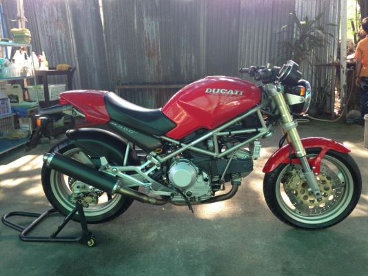 ++++ ขาย DUCATI M900 ประกอบใหม่มือ1 ท่อเเต่งญี่ปุ่น อินวอยออกชื่อผู้ซื้อ  เปิดเพียง 125000 +++ นุรังสิต+++
