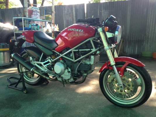 ++++ ขาย DUCATI M900 ประกอบใหม่มือ1 ท่อเเต่งญี่ปุ่น อินวอยออกชื่อผู้ซื้อ  เปิดเพียง 125000 +++ นุรังสิต+++