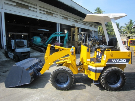 ขาย รถตักเล็ก KOMATSU รุ่น WA20-2- มือสองญี่ปุ่น ขาย รถตักเล็ก KOMATSU รุ่น WA20-2- มือสองญี่ปุ่น
