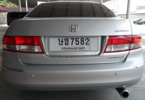 HONDA ACCORD 2.4 S I-VTEC AUTO ปี 2003 สีบรอนซ์ HONDA ACCORD 2.4 S I-VTEC AUTO ปี 2003 สีบรอนซ์