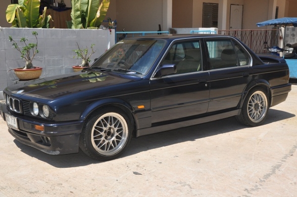 ขาย BMW 318i E30 วางเครื่อง SR20 ฝาขาวหลังหัก MT/LPG max17 ชุดแต่ง M รอบคัน
