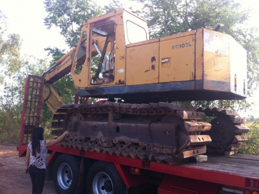 ขายรถขุดKOMATSU PC100L-1 เครื่อง ปั๊ม ตัวเดินดี ขายรถขุดKOMATSU PC100L-1 เครื่อง ปั๊ม ตัวเดินดี